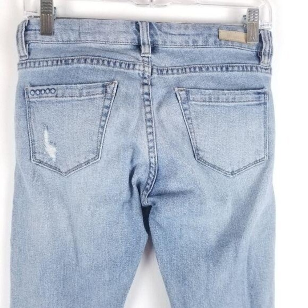 BlankNYC 24 Skinny Classique Light wash denim jean lowrise distressed Casual - Picture 8 of 10